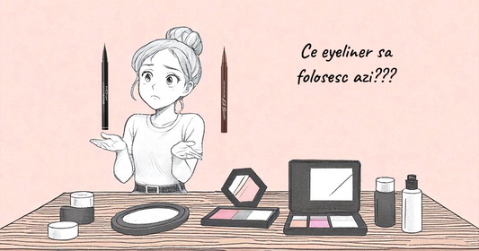 articol despre eyeliner si machiaj simplu, natural