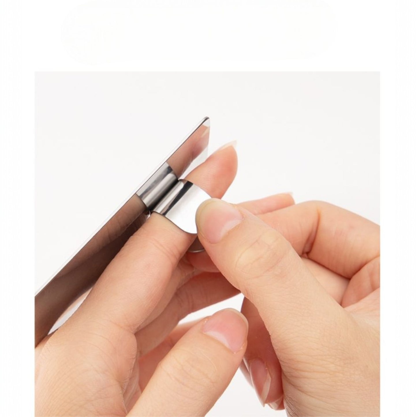 IMAGIC Ring Stainless Steel Makeup Mixing Palette