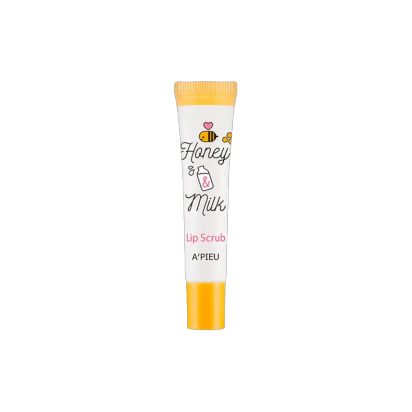 A’PIEU Honey & Milk Lip Scrub, exfoliant delicat pentru buze cu miere și lapte care netezește și catifelează