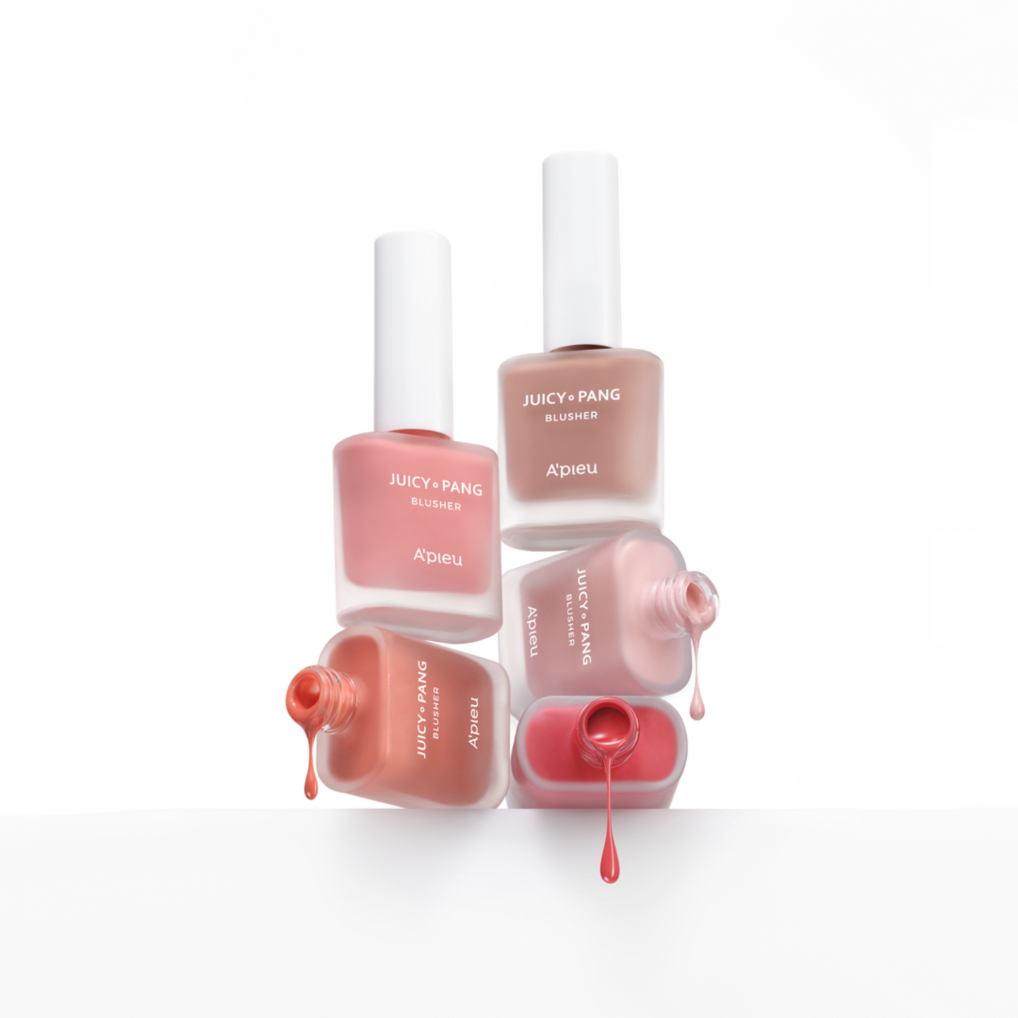 A’PIEU Juicy-Pang Water Blusher, blush lichid lejer care oferă obrajilor o culoare proaspătă și naturală