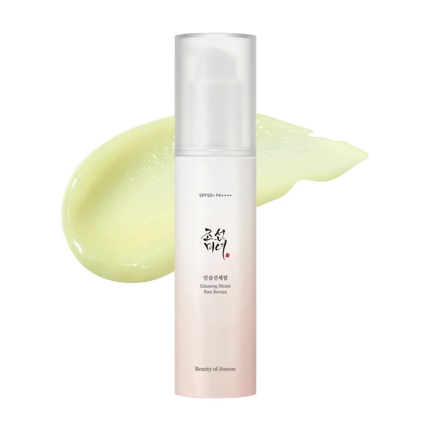 BEAUTY OF JOSEON Ginseng Moist Sun Serum SPF50, ser cu protecție solară care hidratează și revitalizează pielea