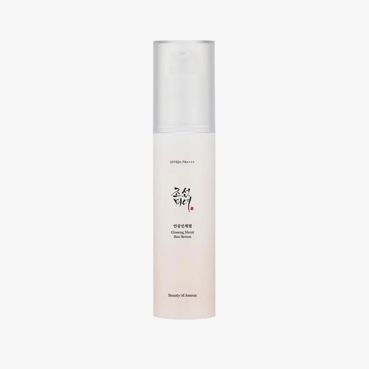 BEAUTY OF JOSEON Ginseng Moist Sun Serum SPF50, ser cu protecție solară care hidratează și revitalizează pielea