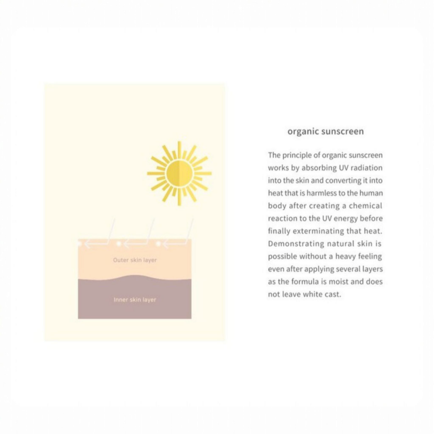 BEAUTY OF JOSEON Relief Sun Rice + Probiotics SPF50, mini cremă solară hrănitoare care hidratează și protejează tenul