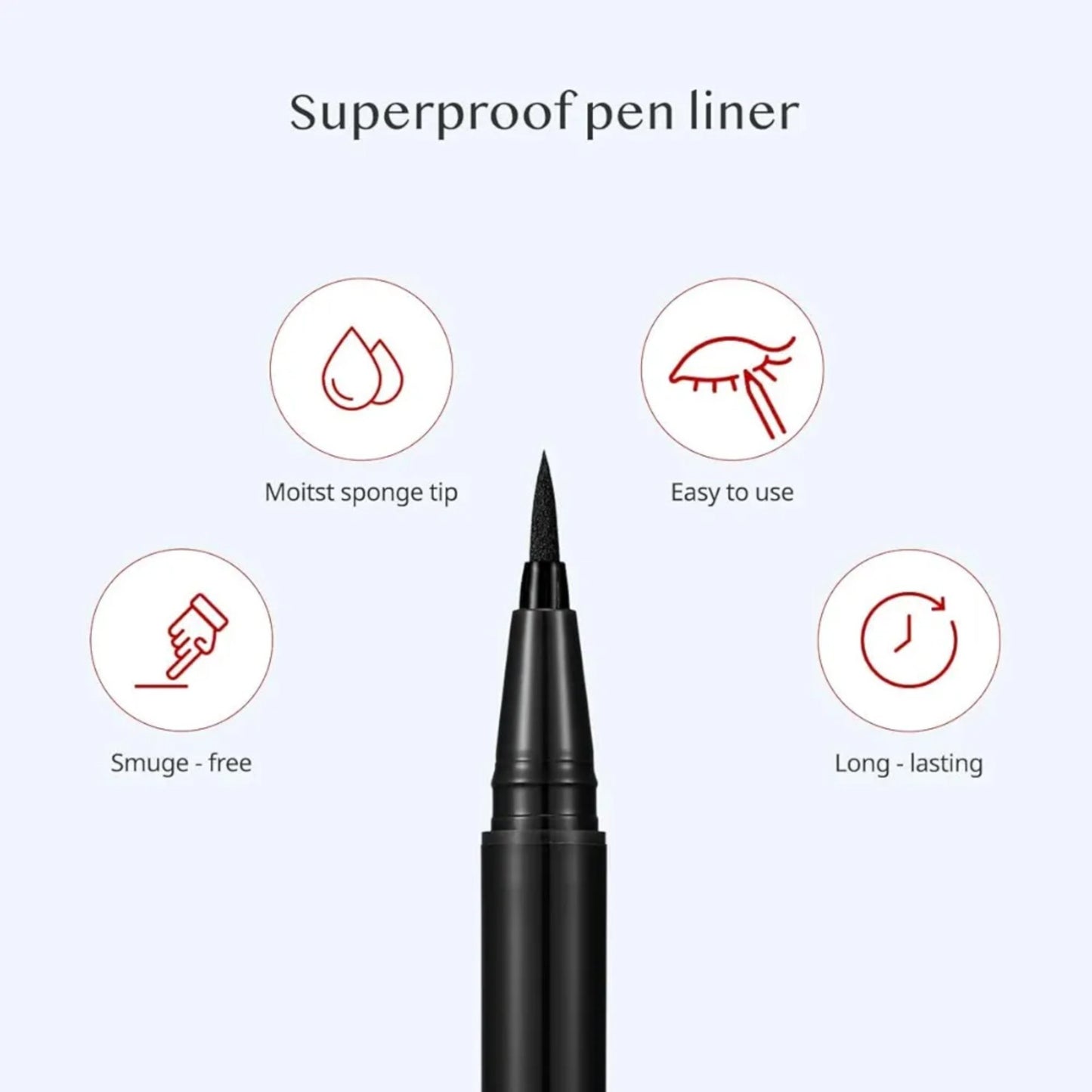 CLIO Superproof Pen Liner, tuș de ochi rezistent la apă care oferă un contur precis și de lungă durată