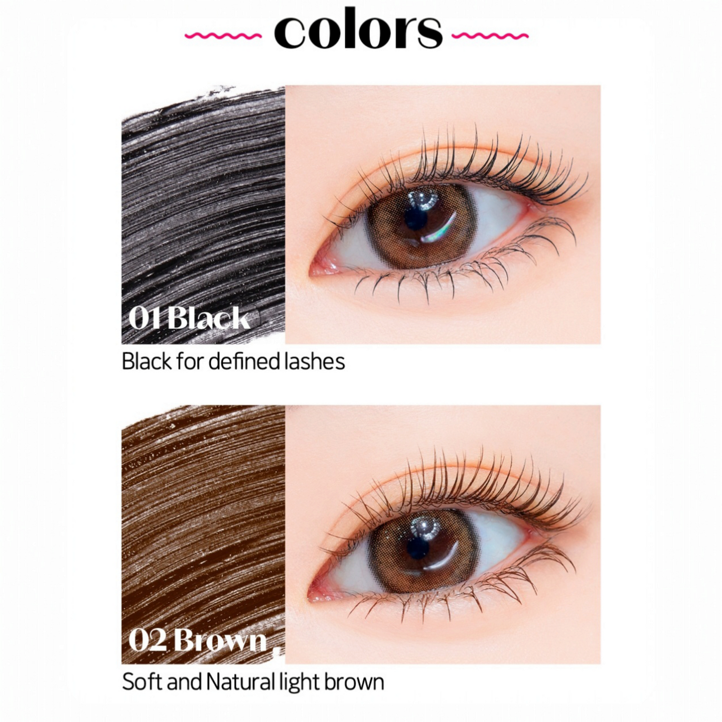 ETUDE Curl Fix Mascara, mascara rezistentă care curbează genele și le menține definite toată ziua