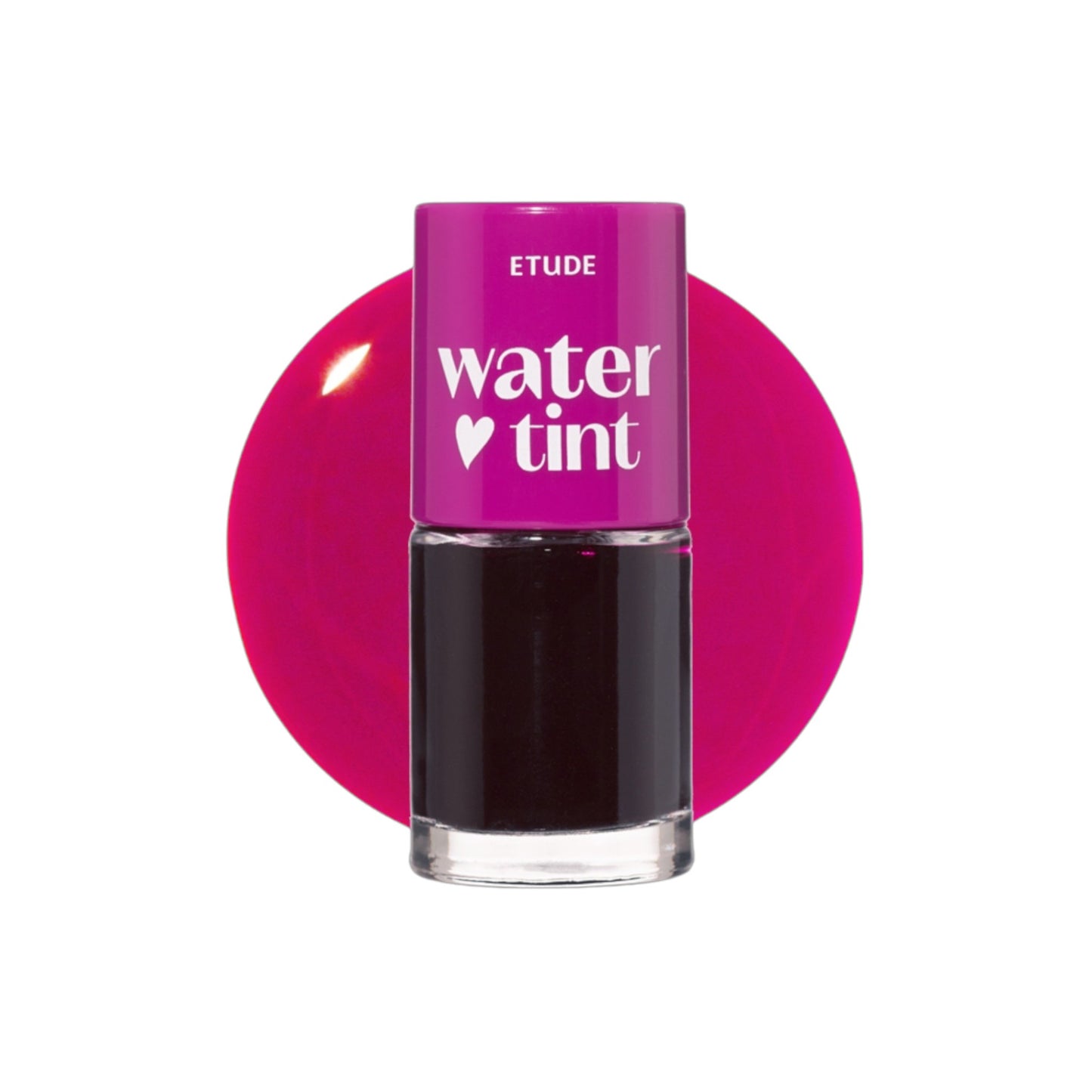 ETUDE Dear Darling Water Tint 01 Strawberry Ade, tint de buze roșu căpșună care oferă culoare fructată și prospețime de lungă durată
