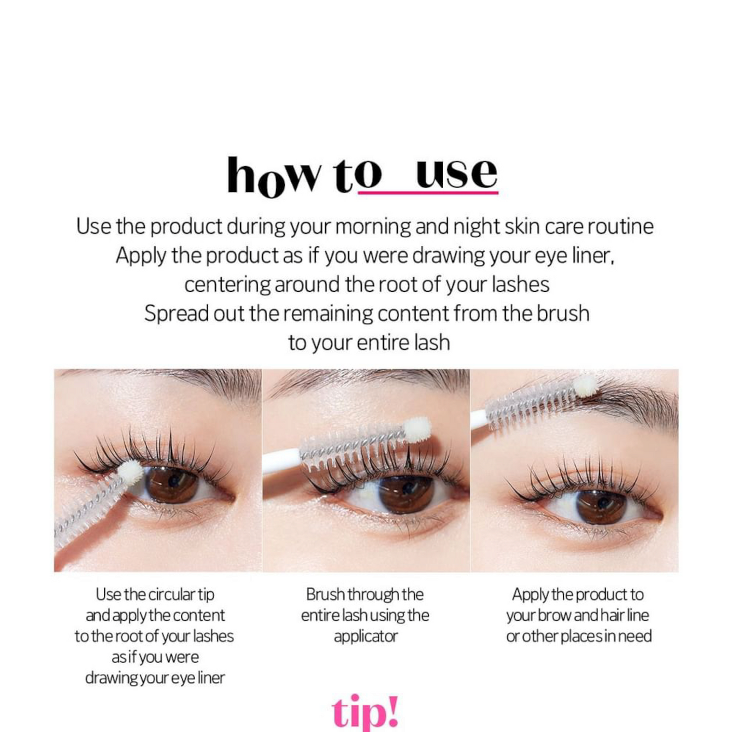 ETUDE My Lash Serum, ser pentru gene care fortifică, hrănește și stimulează creșterea naturală a genelor