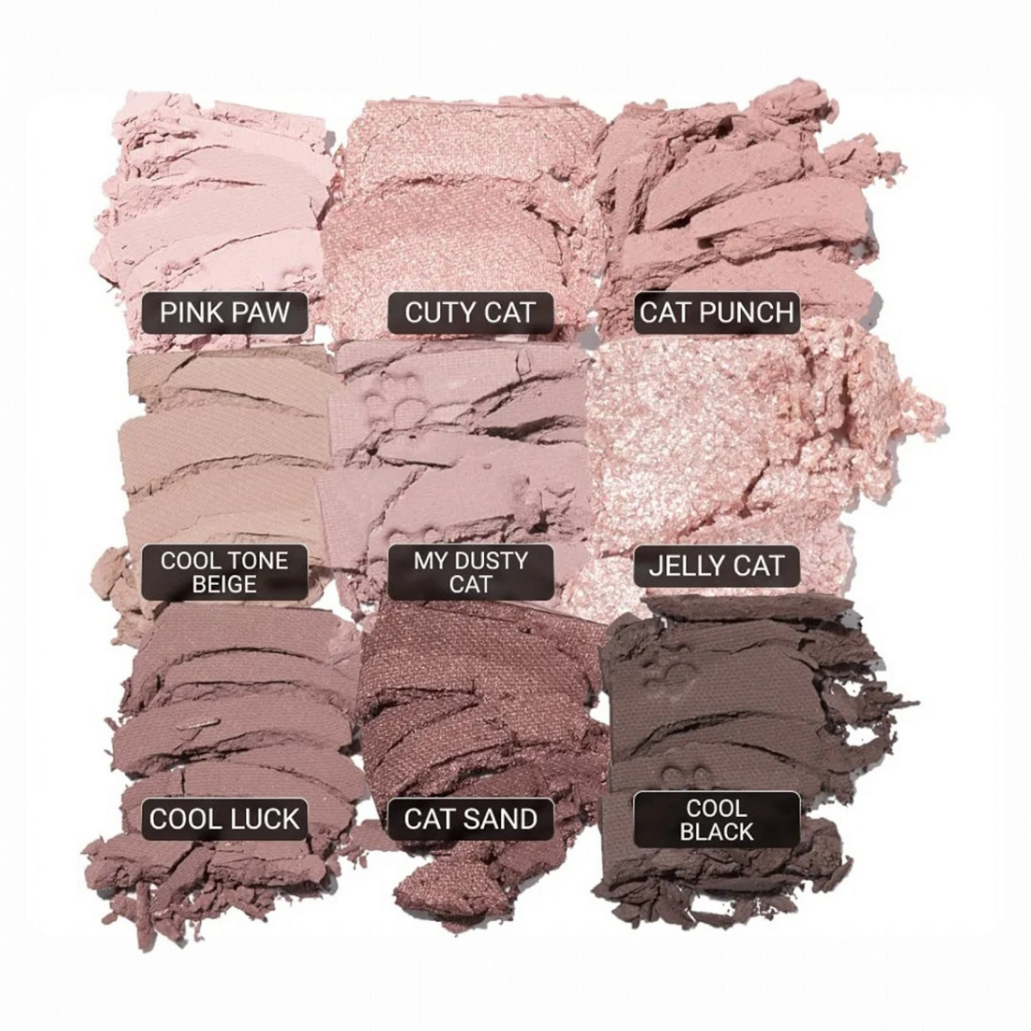 ETUDE Play Color Eyes Dusty Cat, paletă de farduri pentru machiaj elegant și versatil