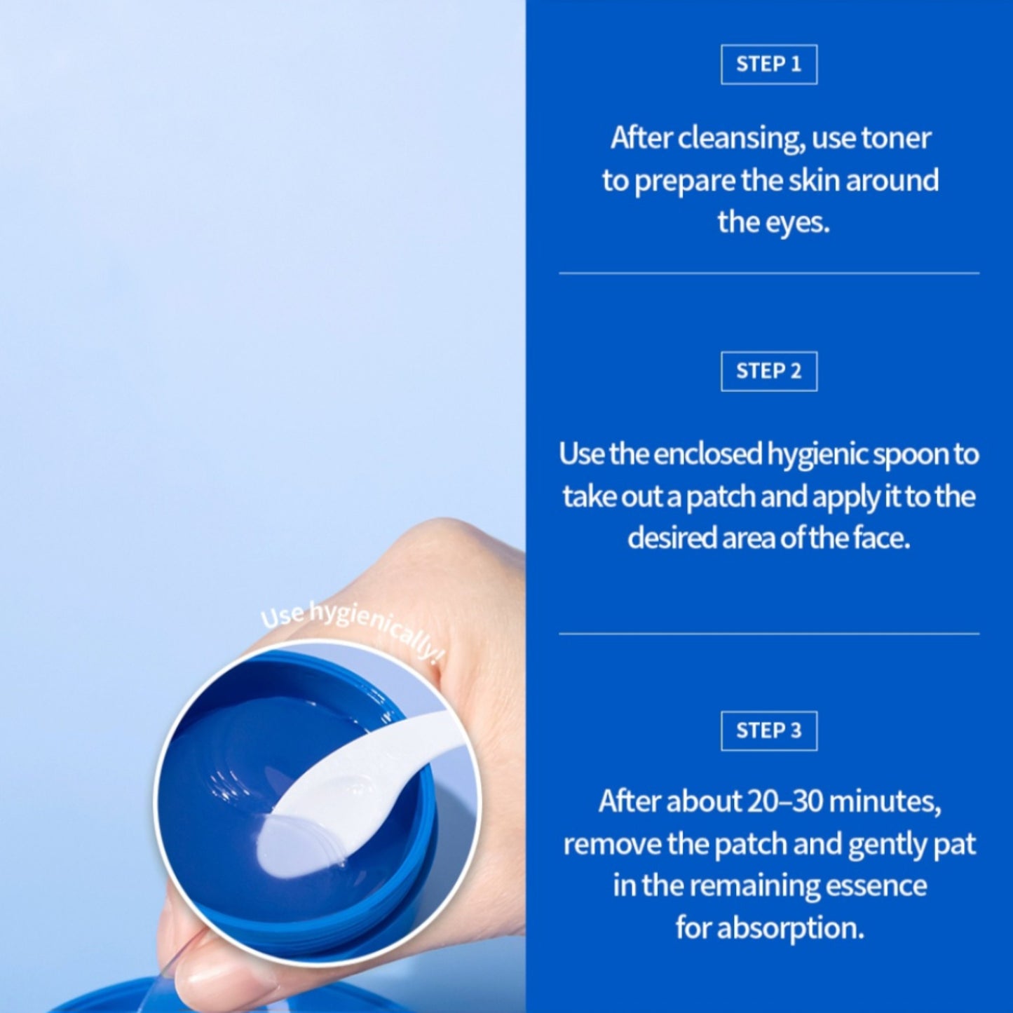 FARMSTAY Water Full Hydrogel Eye Patch 60 buc, patch-uri pentru ochi care hidrateaza intens si reduc aspectul cearcanelor