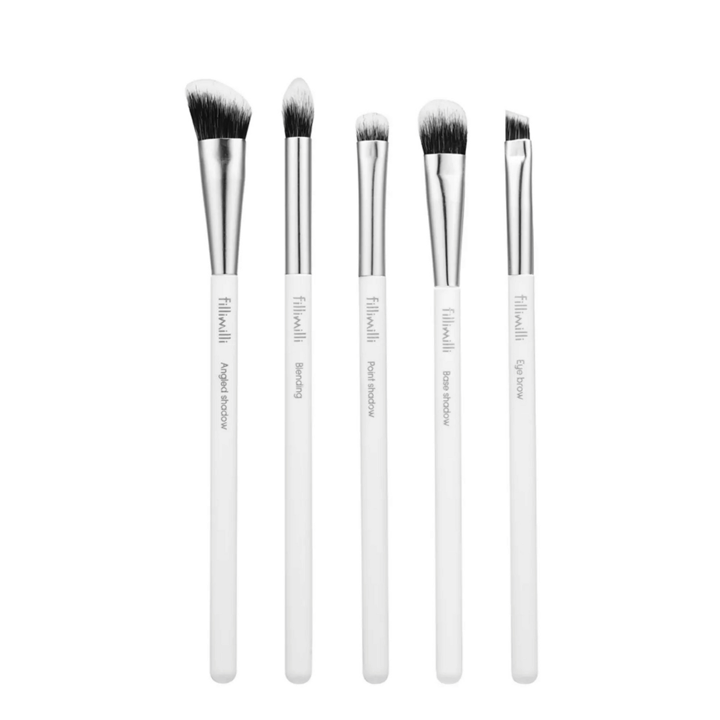 FILLIMILLI Eye Makeup Brush Set, set de 5 pensule pentru machiajul ochilor precis și uniform