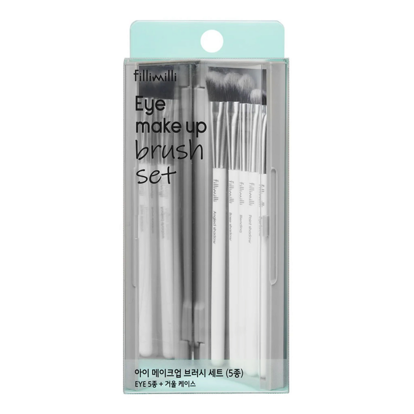 FILLIMILLI Eye Makeup Brush Set, set de 5 pensule pentru machiajul ochilor precis și uniform