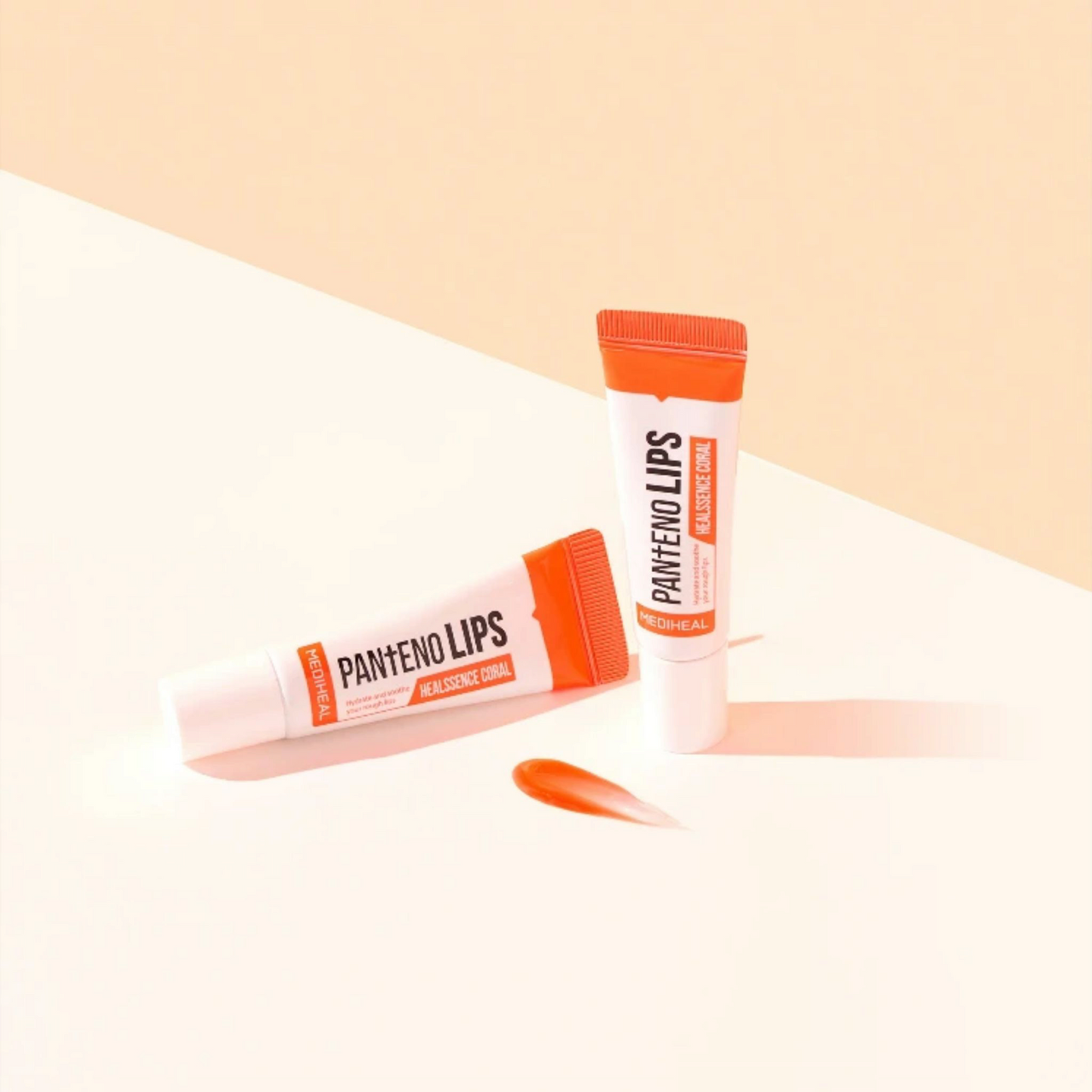 MEDIHEAL Labocare Pantenolips Healssence Coral Lip Balm, balsam de buze hidratant cu panthenol care repară și catifelează buzele