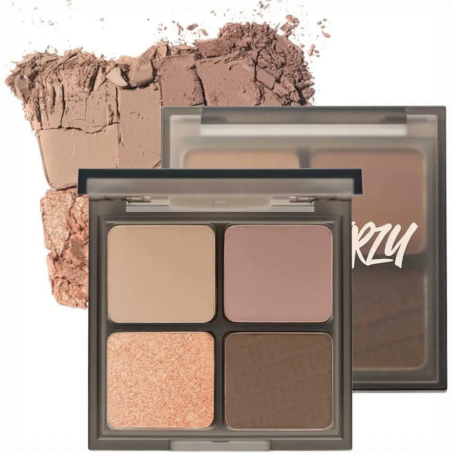 MERZY Mood Fit Shadow Palette S3 Drowsy Nude, paletă de farduri nude catifelate pentru un machiaj natural și elegant