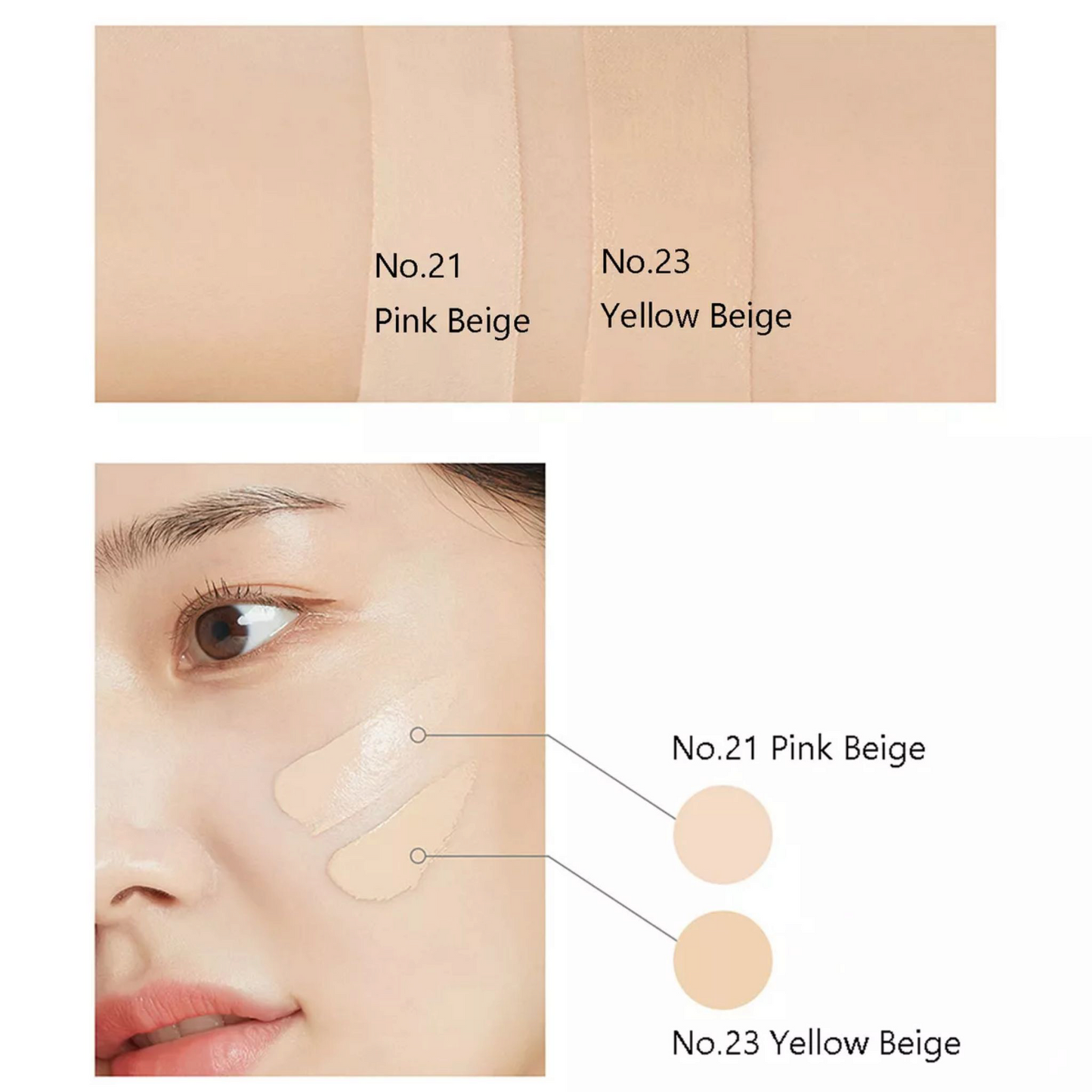 PARNELL Cicamanu Skin Fit Cover Concealer, corector cu extract de Centella care acoperă imperfecțiunile și calmează pielea