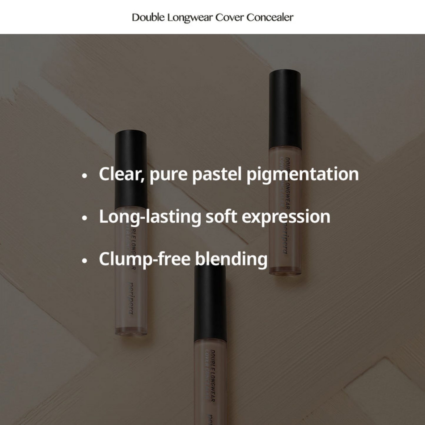 PERIPERA Double Longwear Cover Concealer, corector cu acoperire mare care camuflează imperfecțiunile și rezistă toată ziua