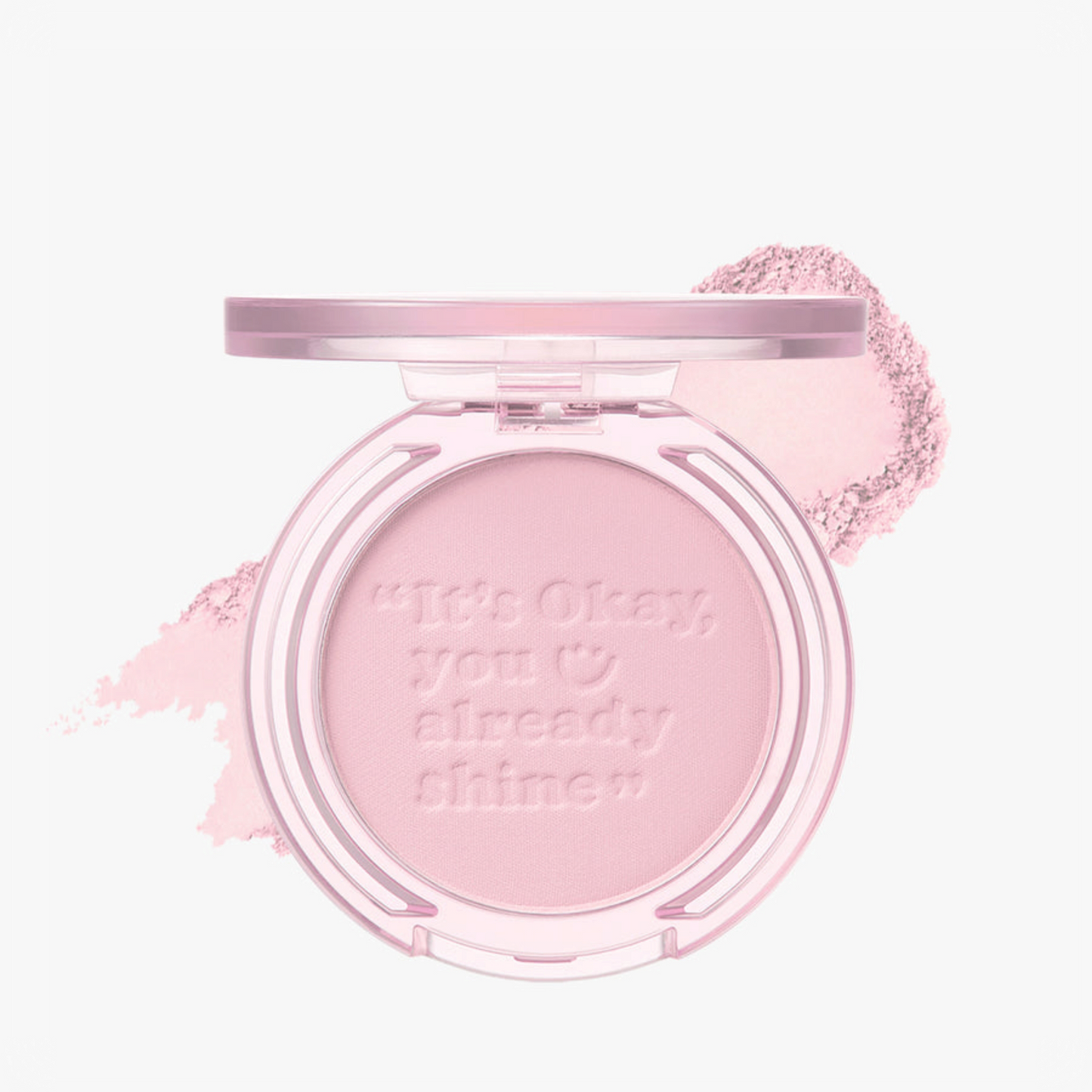 PERIPERA Pure Blushed Sunshine Cheek 06 Morning Blush, fard de obraz roz delicat care oferă un aspect proaspăt și luminos
