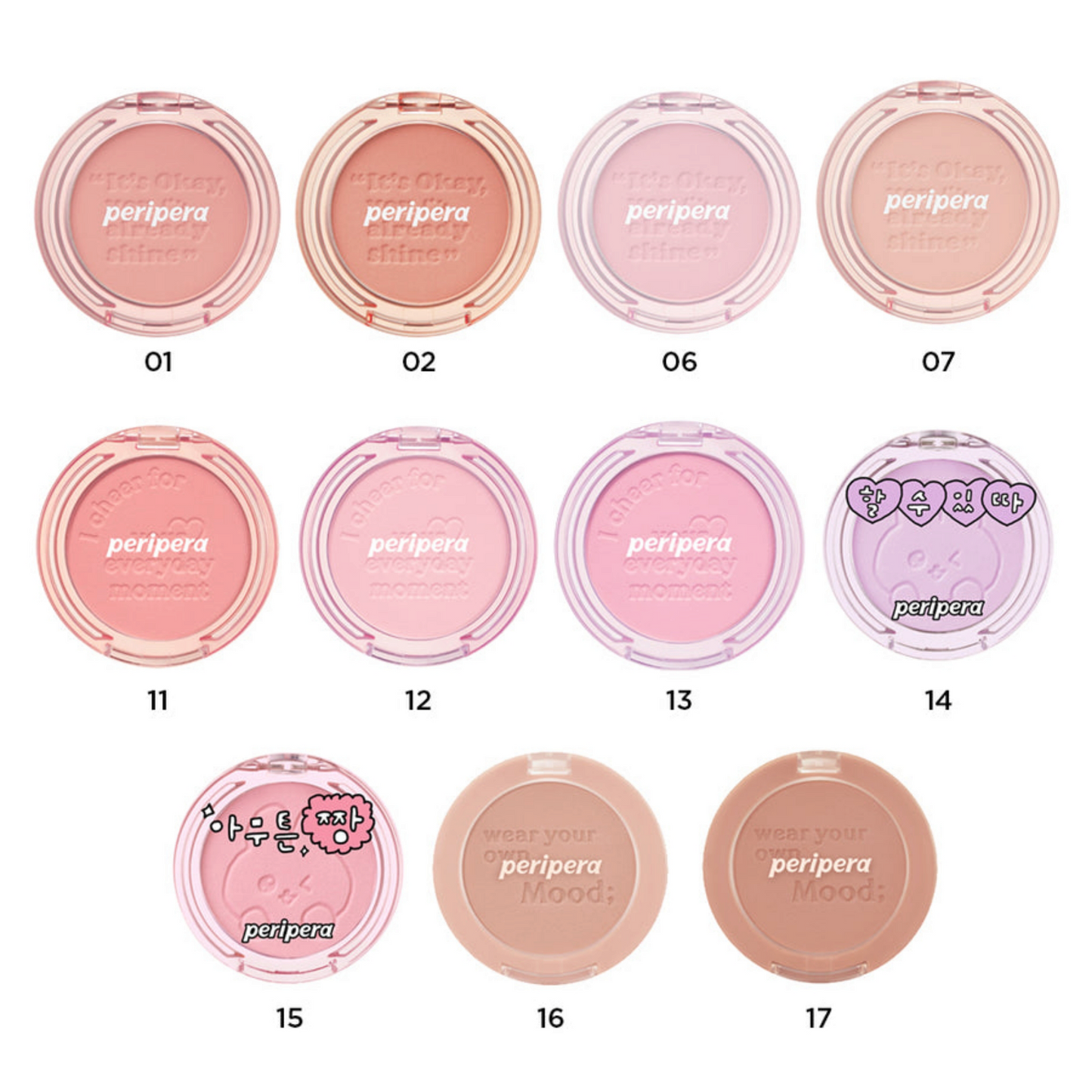 PERIPERA Pure Blushed Sunshine Cheek, fard de obraz catifelat care oferă obrajilor o culoare naturală și luminoasă