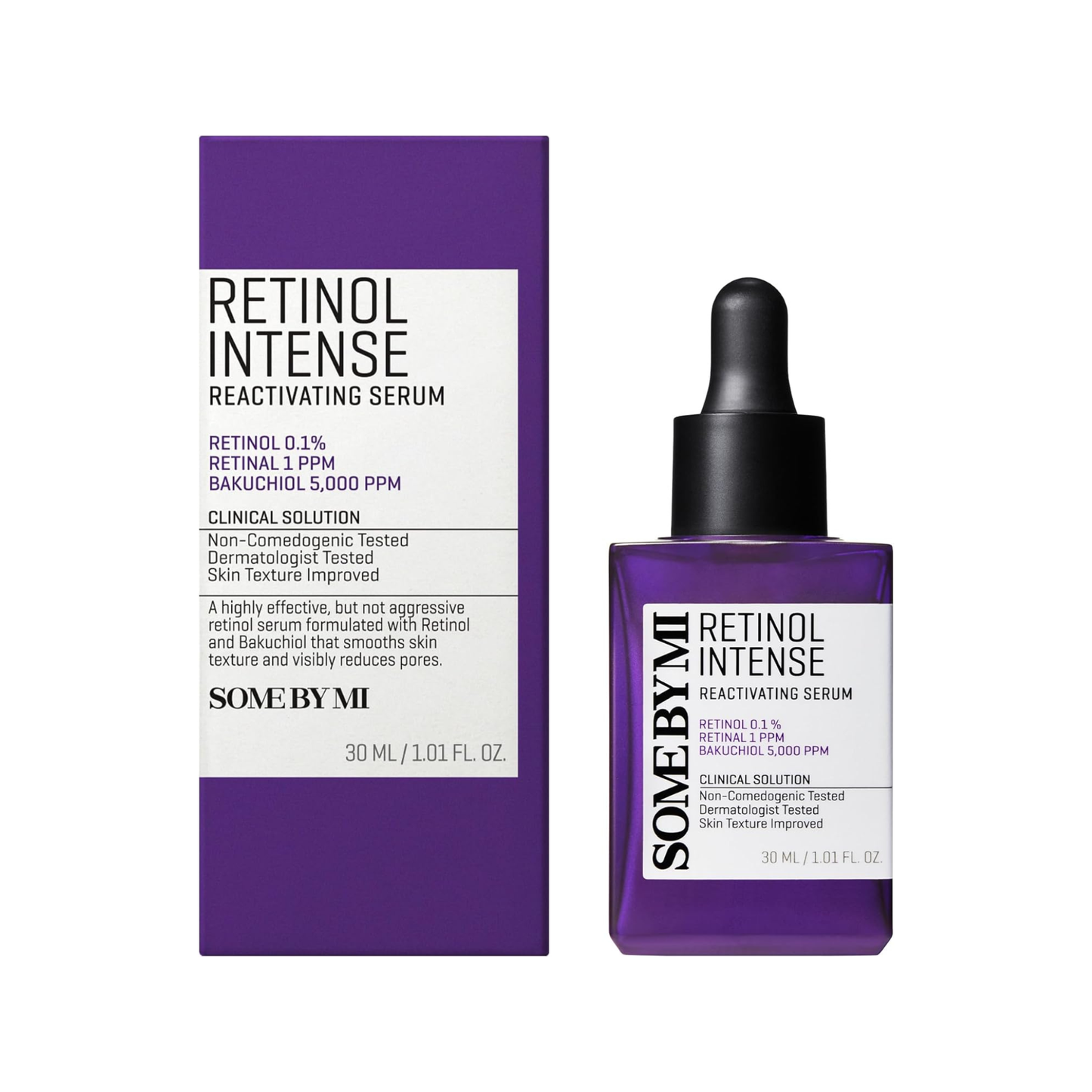 Somebymi retinol intense reactivating serum 30 ml flacon si cutie
