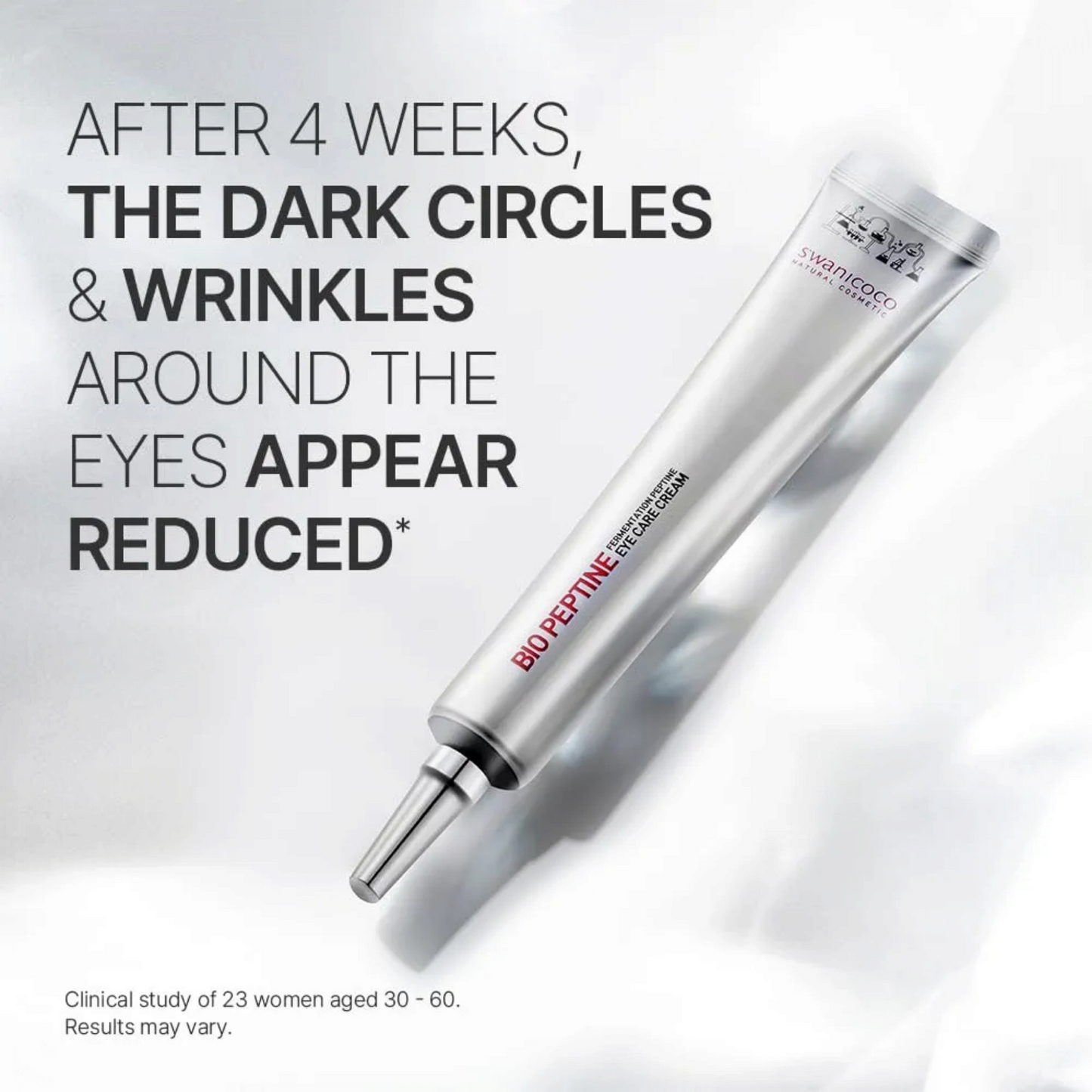 SWANICOCO Fermentation Peptine Eye Care Cream, cremă pentru ochi cu peptide fermentate care hidratează și reduce semnele de oboseală