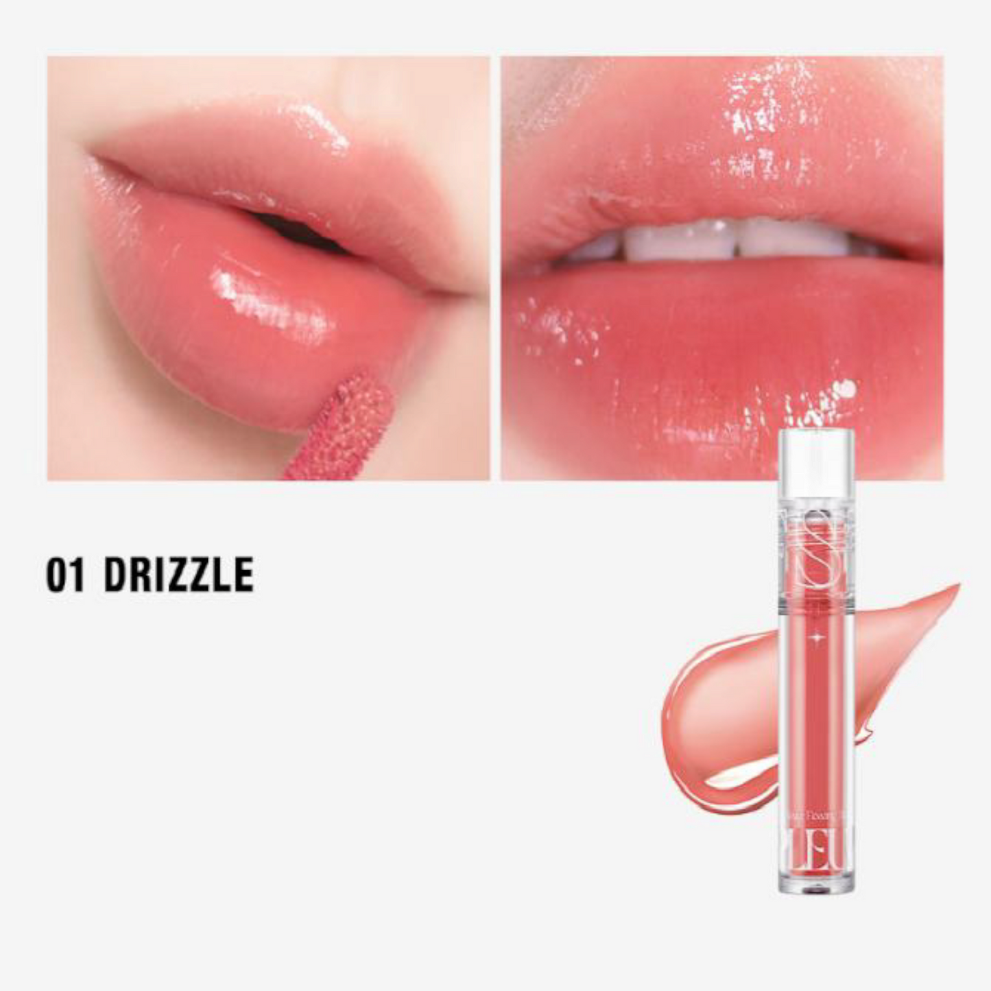 Too Cool For School Pleur Tint 01 Drizzle, ruj lichid cu nuanță naturală care oferă culoare uniformă și rezistență îndelungată
