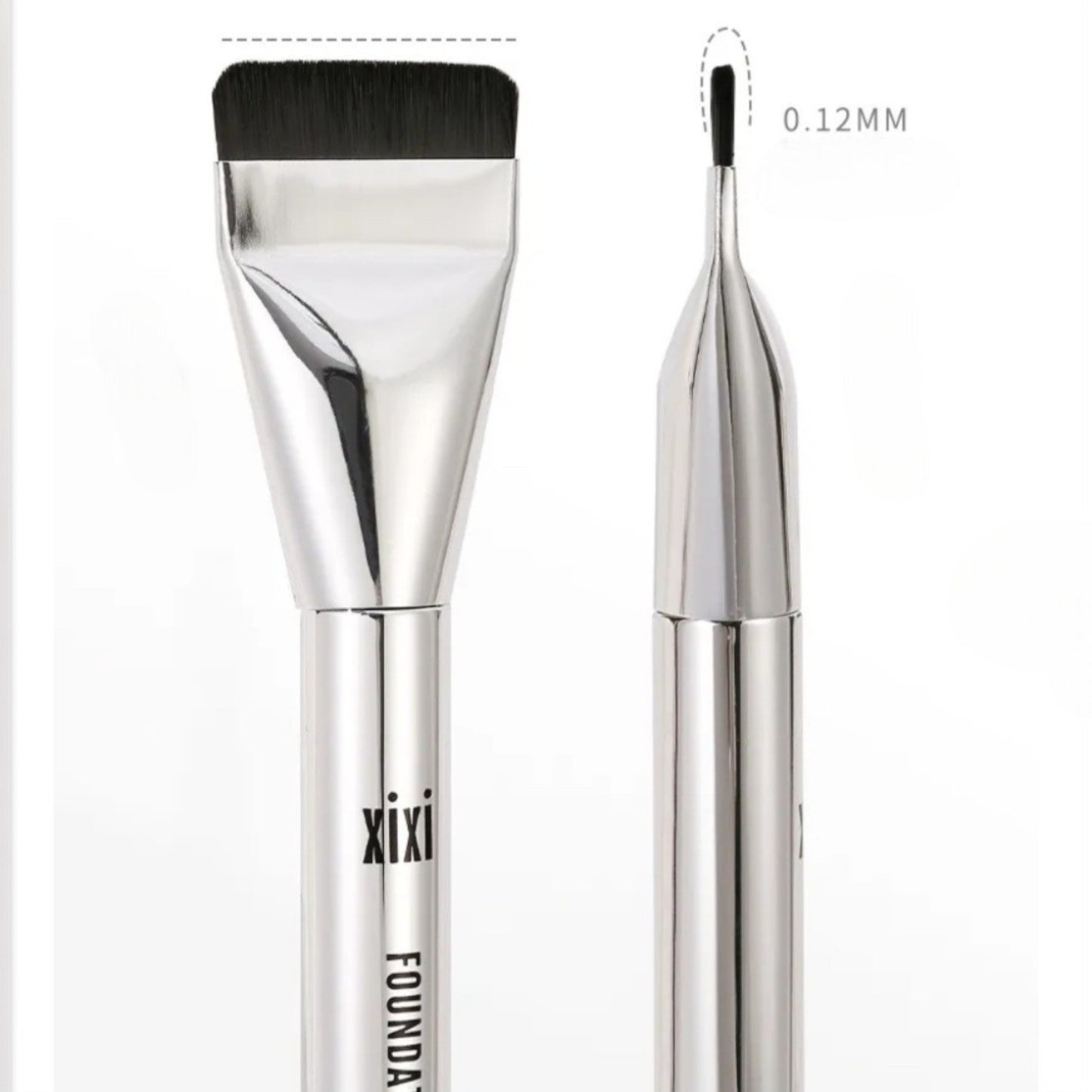 XIXI Flat Head Foundation Brush, pensulă de machiaj cu cap plat pentru aplicarea uniformă a fondului de ten