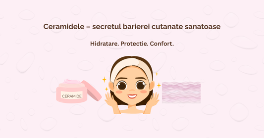 Femeie care aplica crema cu ceramide, piele hidratata si protejata