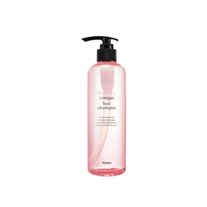 A'pieu Raspberry Vinegar Hair Shampoo pentru par tern si lipsit de stralucire, curata delicat si ofera luciu natural.