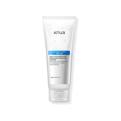 ANUA 8 Hyaluronic Acid Moisturizing Gentle Gel Cleanser, gel de curățare hidratant pentru o piele curată și catifelată
