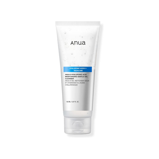 ANUA 8 Hyaluronic Acid Moisturizing Gentle Gel Cleanser, gel de curățare hidratant pentru o piele curată și catifelată