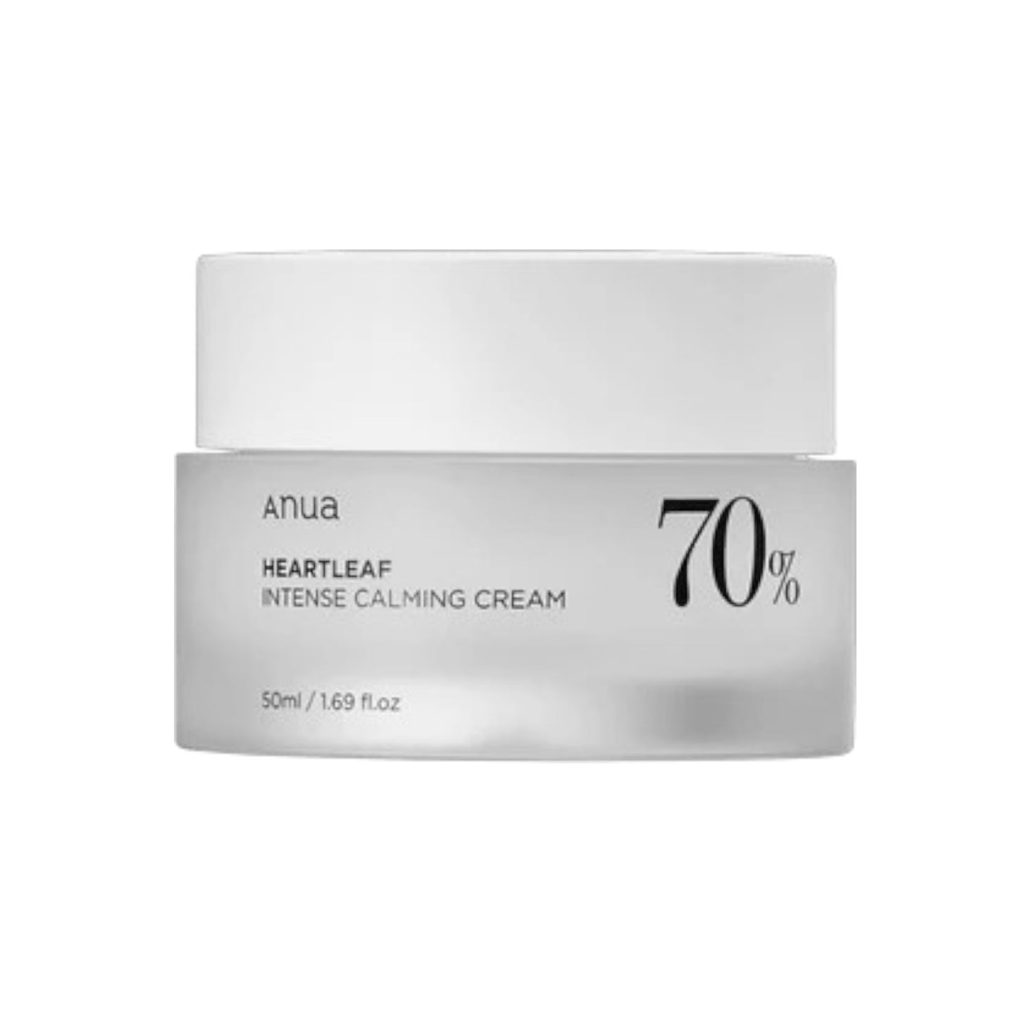 Crema ANUA Heartleaf 70% Intense Calming Cream 50ml pentru calmare si hidratare ten sensibil
