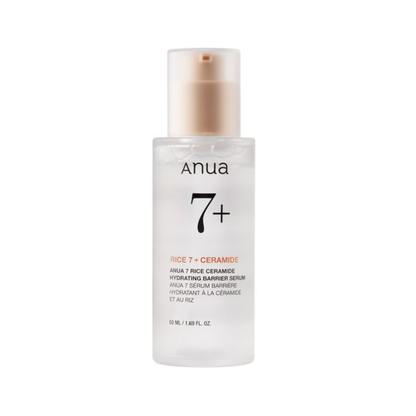 Anua Rice Ceramide 7 Hydrating Barrier Serum este un ser hidratant pentru sustinerea barierei pielii si reducerea deshidratarii.