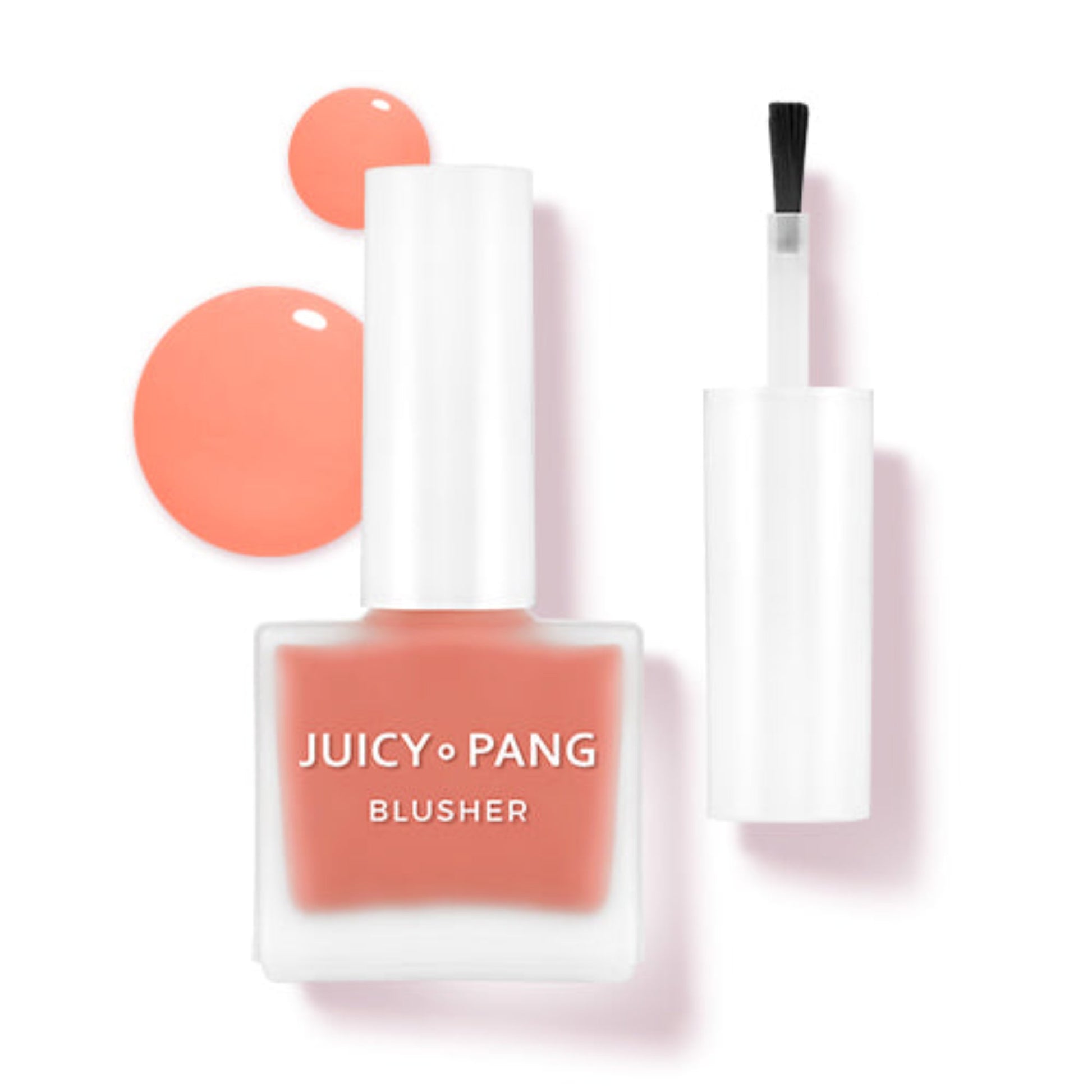 A’PIEU Juicy-Pang Water Blusher CR01 Peach, blush lichid piersică care oferă obrajilor o culoare proaspătă și naturală