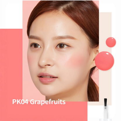 A’PIEU Juicy-Pang Water Blusher PK04 Grapefruit, blush lichid roz grapefruit care oferă obrajilor o culoare proaspătă și naturală