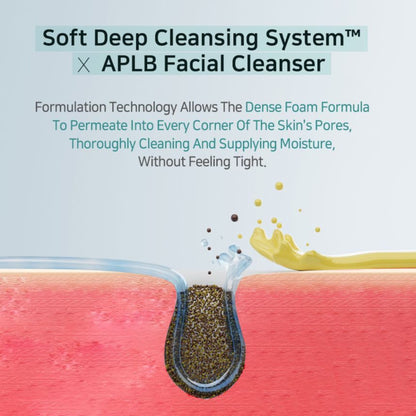 APLB Glutathione Niacinamide Facial Cleanser, gel de curățare iluminator care uniformizează și curăță tenul