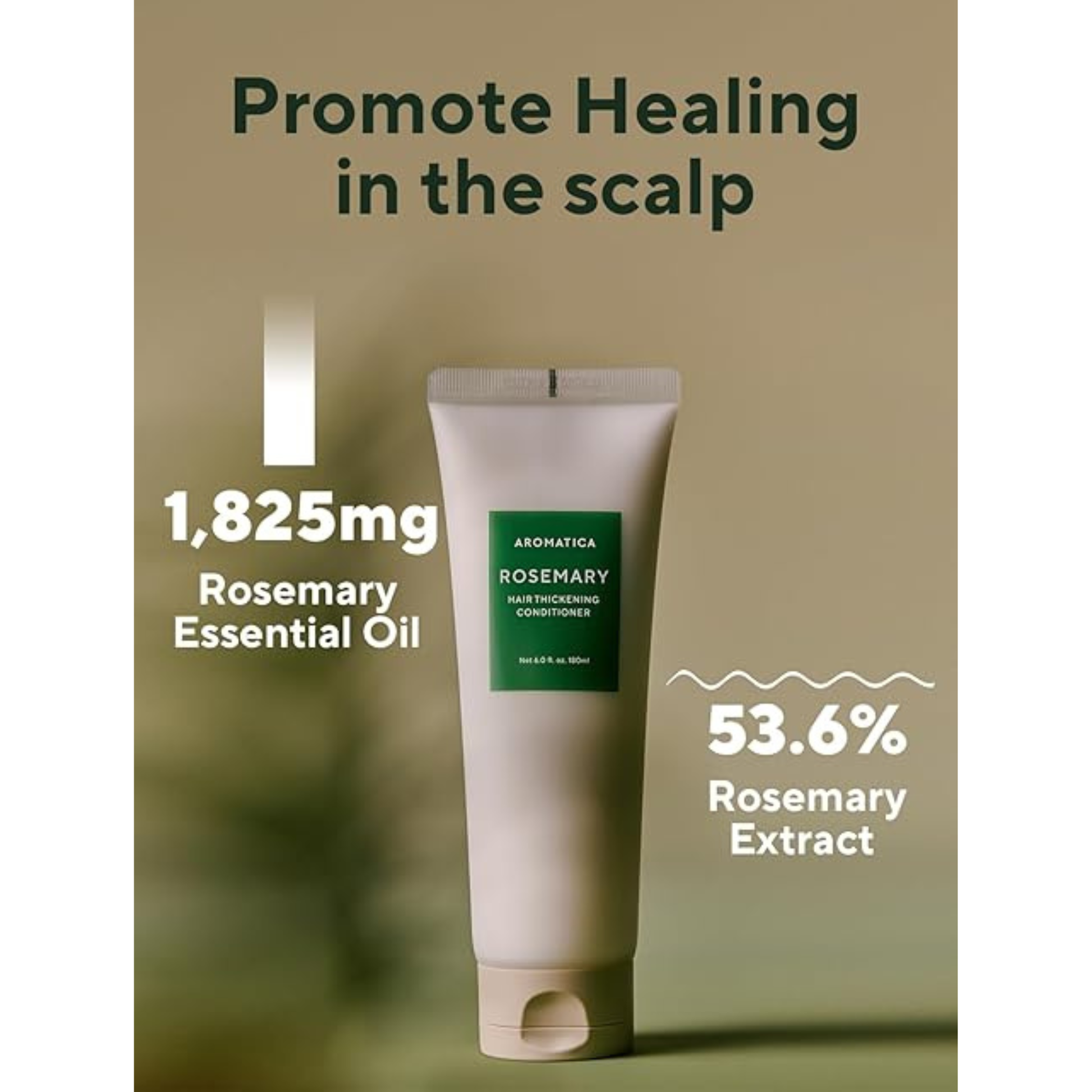 Balsam de par cu rozmarin AROMATICA Rosemary Hair Thickening pentru volum si fortifiere