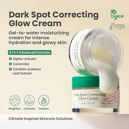 AXIS-Y crema corectoare pentru pete, Dark Spot Correcting Glow Cream 50 ml, lumineaza si hidrateaza tenul”
