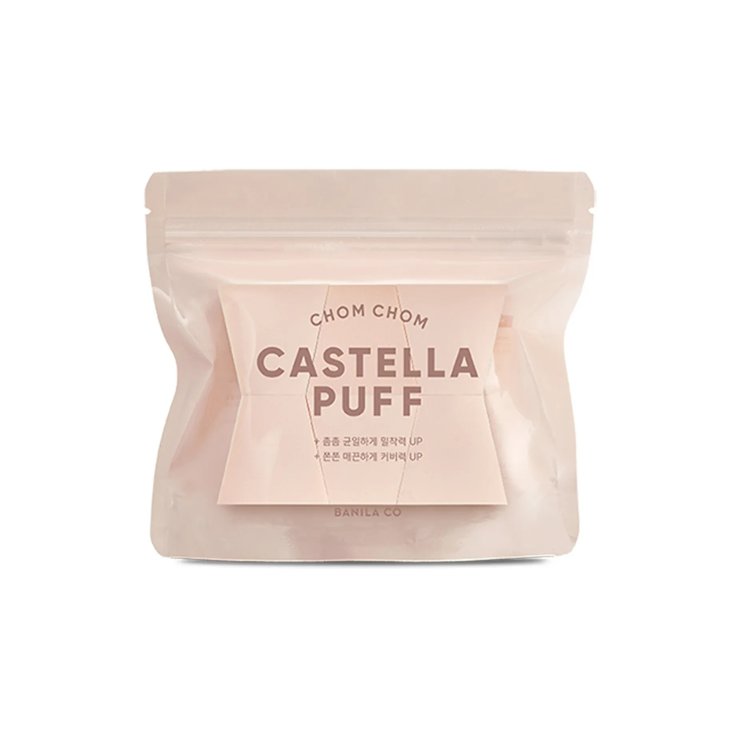 Banila Co chom chom castella puff burete pentru aplicarea uniforma a fondului de ten si produselor lichide