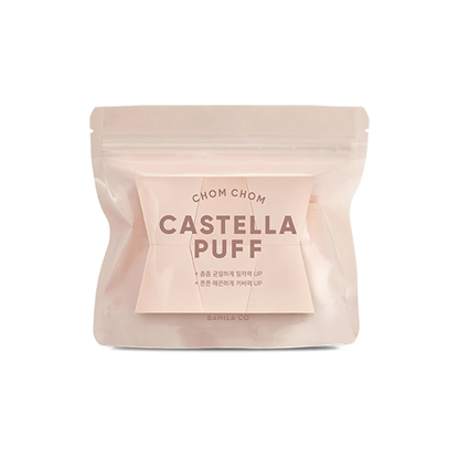 Banila Co chom chom castella puff burete pentru aplicarea uniforma a fondului de ten si produselor lichide