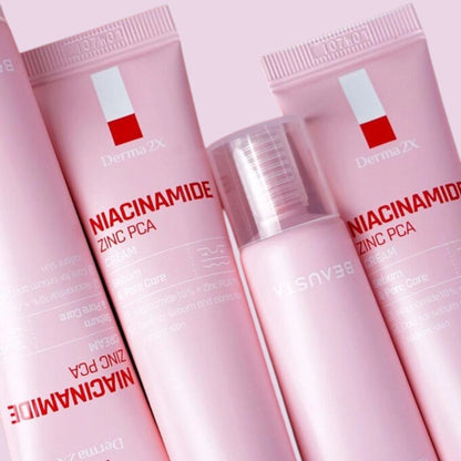 BEAUSTA Derma2X crema cu Niacinamide si Zinc PCA 40 ml, reduce petele si excesul de sebum, imbunatateste bariera