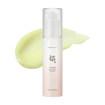BEAUTY OF JOSEON Ginseng Moist Sun Serum SPF50, ser cu protecție solară care hidratează și revitalizează pielea