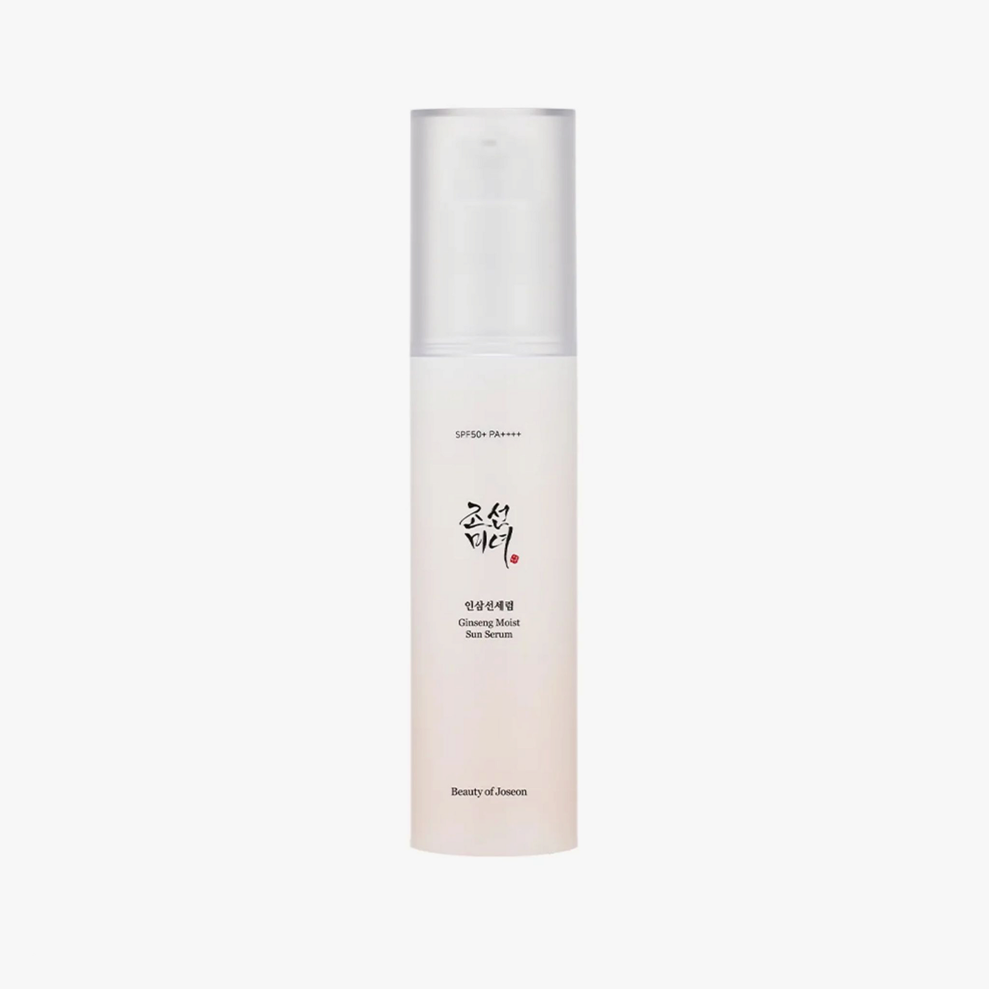 BEAUTY OF JOSEON Ginseng Moist Sun Serum SPF50, ser cu protecție solară care hidratează și revitalizează pielea