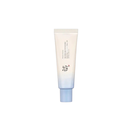 BEAUTY OF JOSEON Relief Sun Aqua-fresh Rice + B5 SPF50, cremă solară lejeră care hidratează și protejează pielea de razele UV