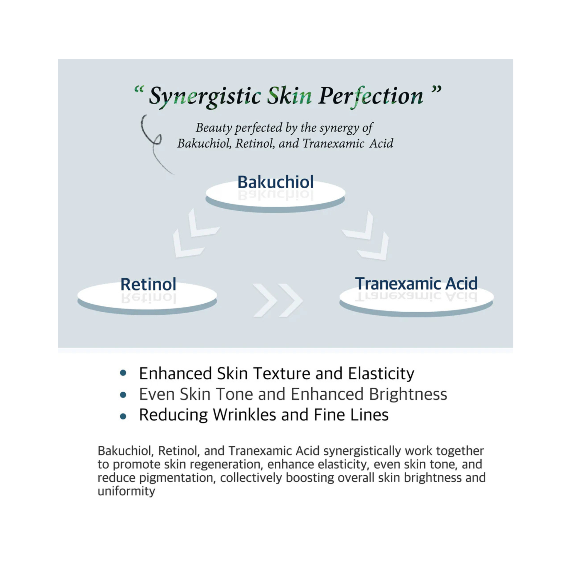 Cos de Baha retinol tranexamic serum rt 30 ml - retinol, bakuchiol si tranexamic acid beneficii pentru textura pielii.
