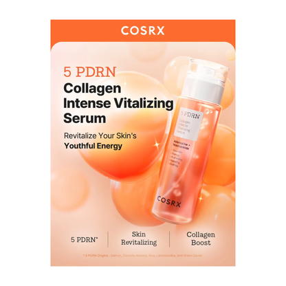 Cosrx 5 PDRN collagen intense vitalizing serum 100 ml ser pentru sustinerea fermitatii pielii si hidratare intensa
