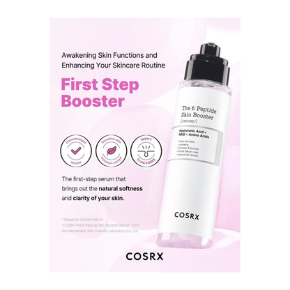 Cosrx the 6 peptide skin booster serum 150 ml ser booster cu peptide pentru sustinerea fermitatii si elasticitatii pielii