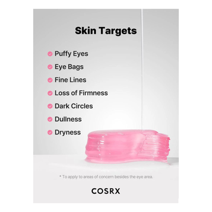 Cosrx the collagen hydrogel eye patch 60 buc plasturi hidrogel pentru zona ochilor cu efect de hidratare si revitalizare.