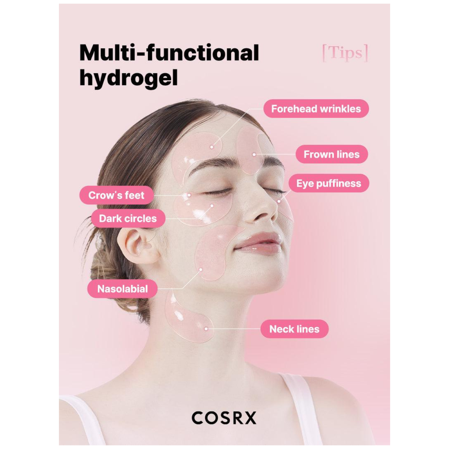 Cosrx the collagen hydrogel eye patch 60 buc plasturi hidrogel pentru zona ochilor cu efect de hidratare si revitalizare.