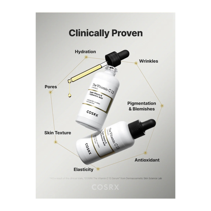 Cosrx the vitamin c 13 serum 20 ml ser antioxidant pentru luminozitatea si uniformizarea aspectului pielii