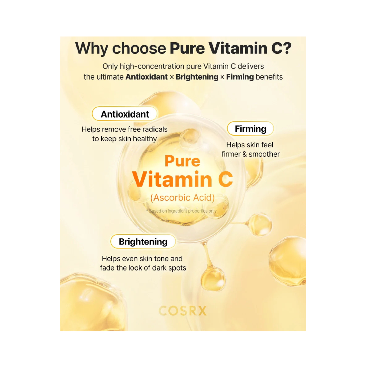 Cosrx the vitamin c 23 serum 20 ml ser antioxidant concentrat pentru luminozitate si uniformizarea nuantei pielii
