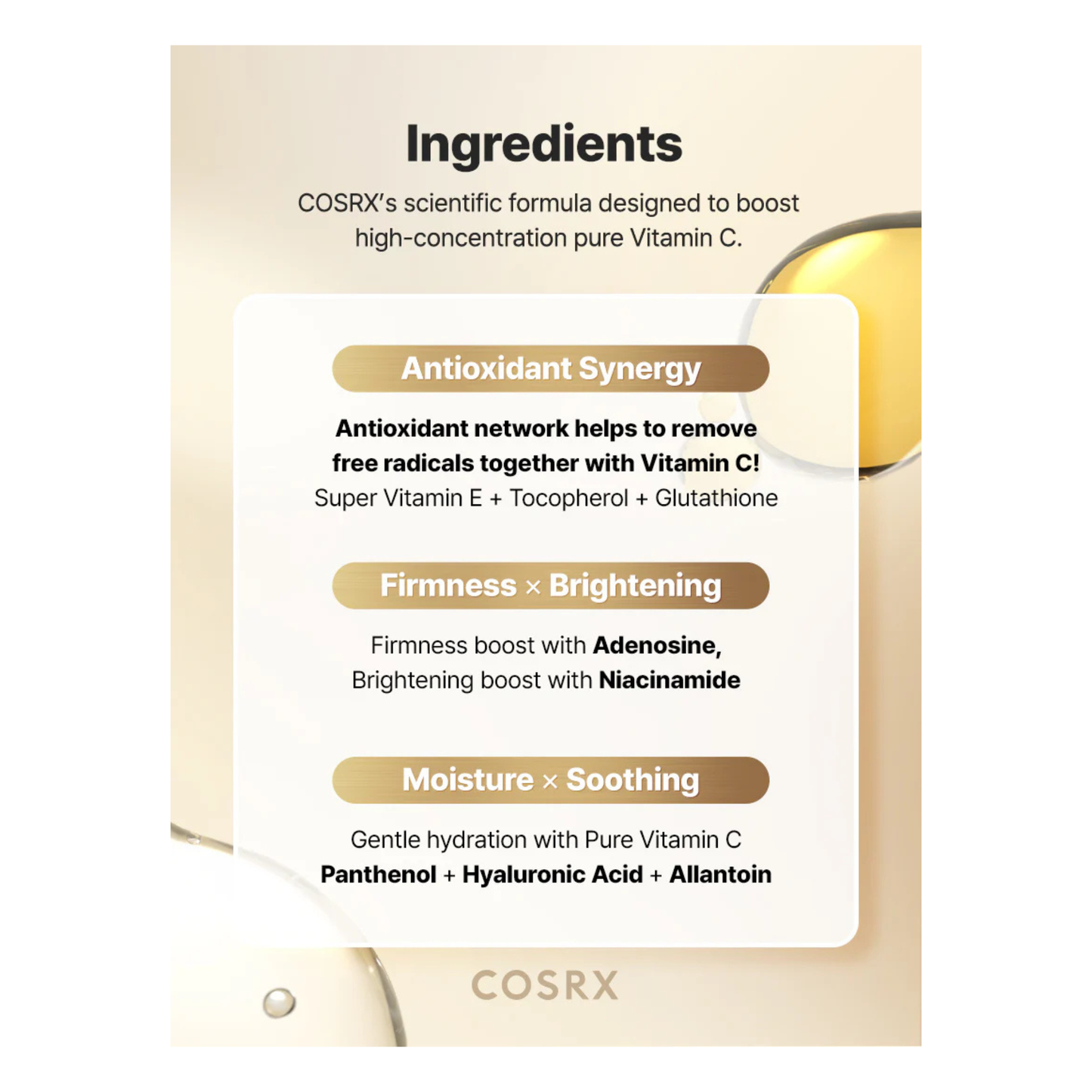 Cosrx the vitamin c 23 serum 20 ml ingrediente